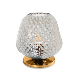 Murano Tischlampen Murano Dalia mini (Transparent, Neu, Oro satinato)
