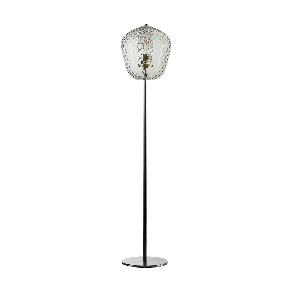 Murano Stehlampen Murano Dalia (Neu, Cromata, Hellgrau-braun)