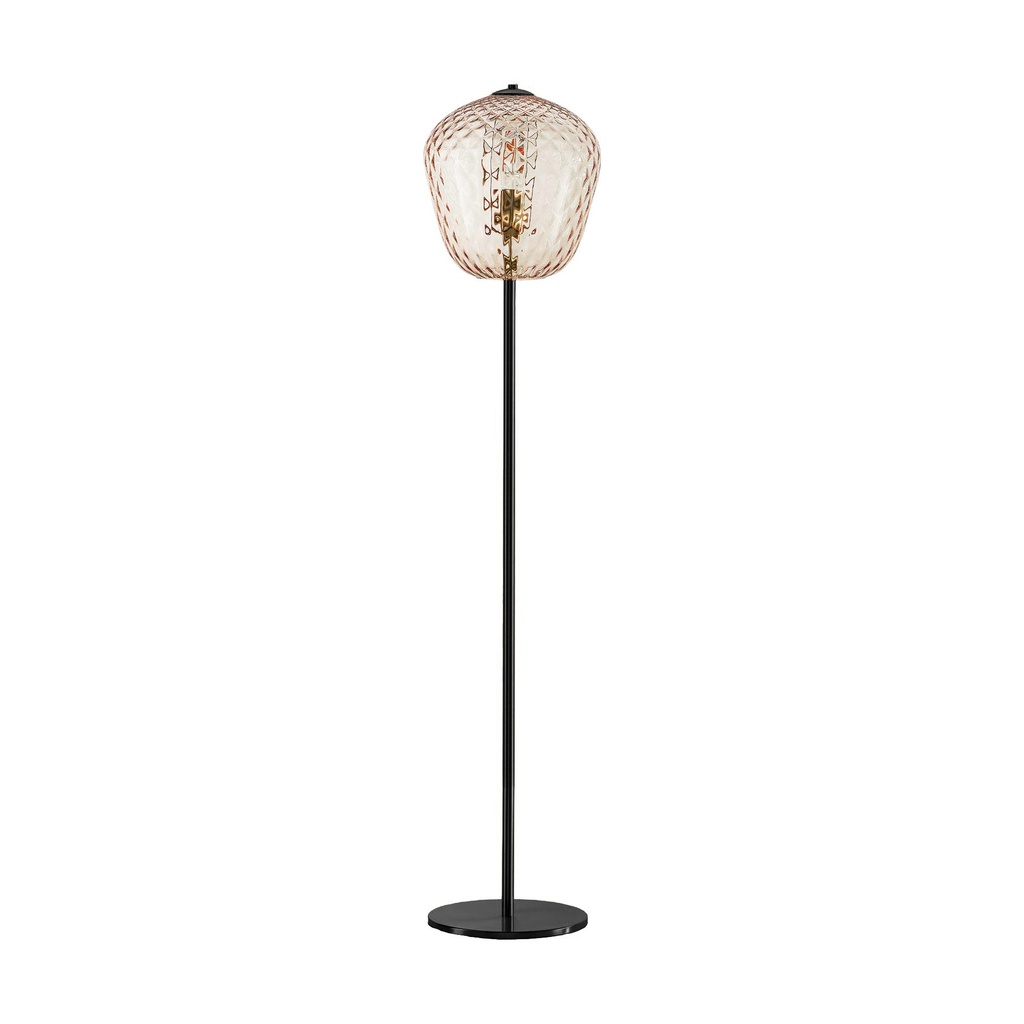 Murano Stehlampen Murano Dalia (Hellrosa, Neu, Nera opaca)
