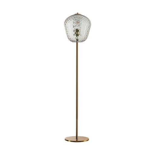 Murano Stehlampen Murano Dalia (Hellgrau-braun, Neu, Oro satinato)