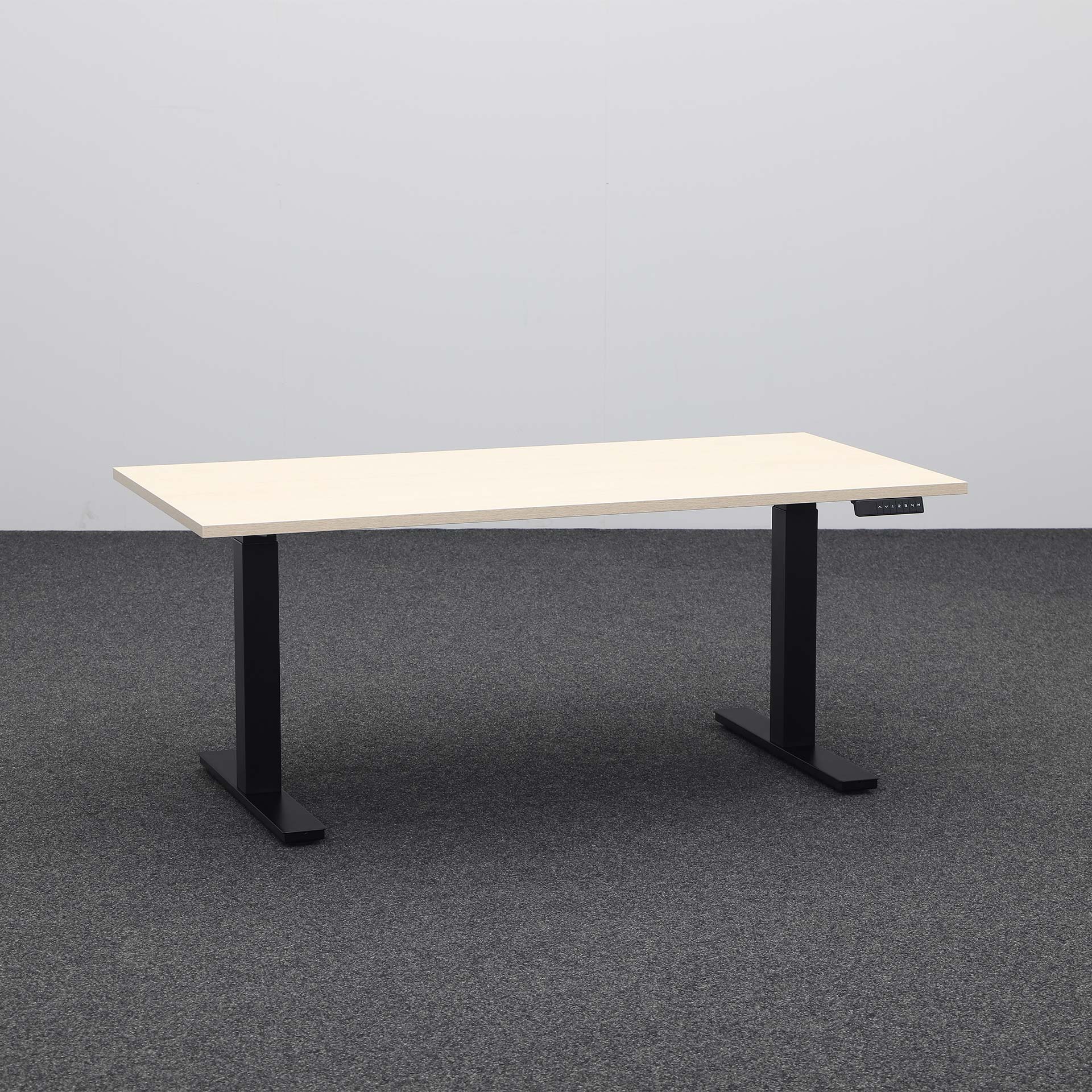 Stehpulte Aoke (Eiche Dekor, Sehr gut, 180x80, Schwarz)