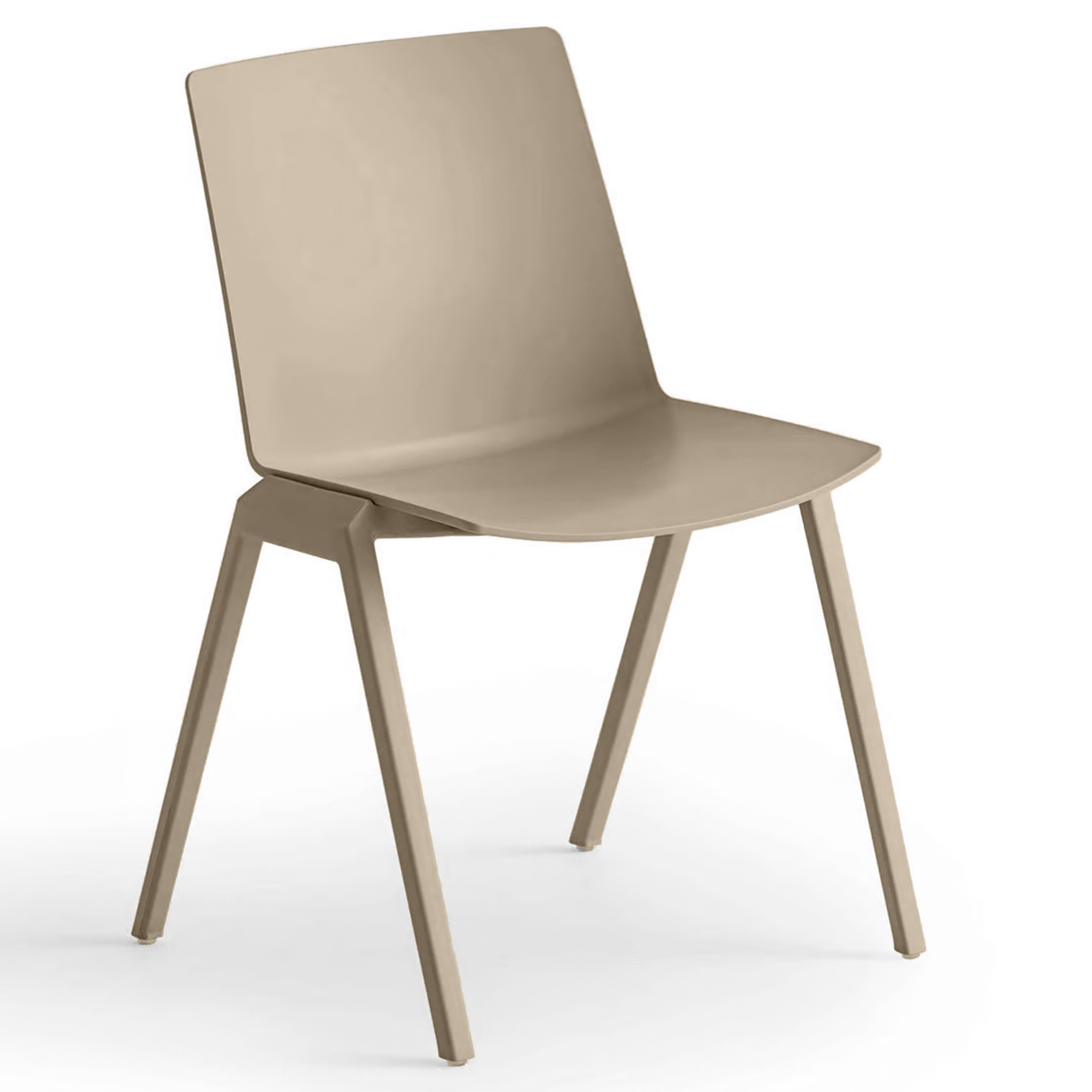 Besucherstuhl Gaber Jubel IV Beige ohne Armlehnen, Neu – Perfekt für Büro und Empfang