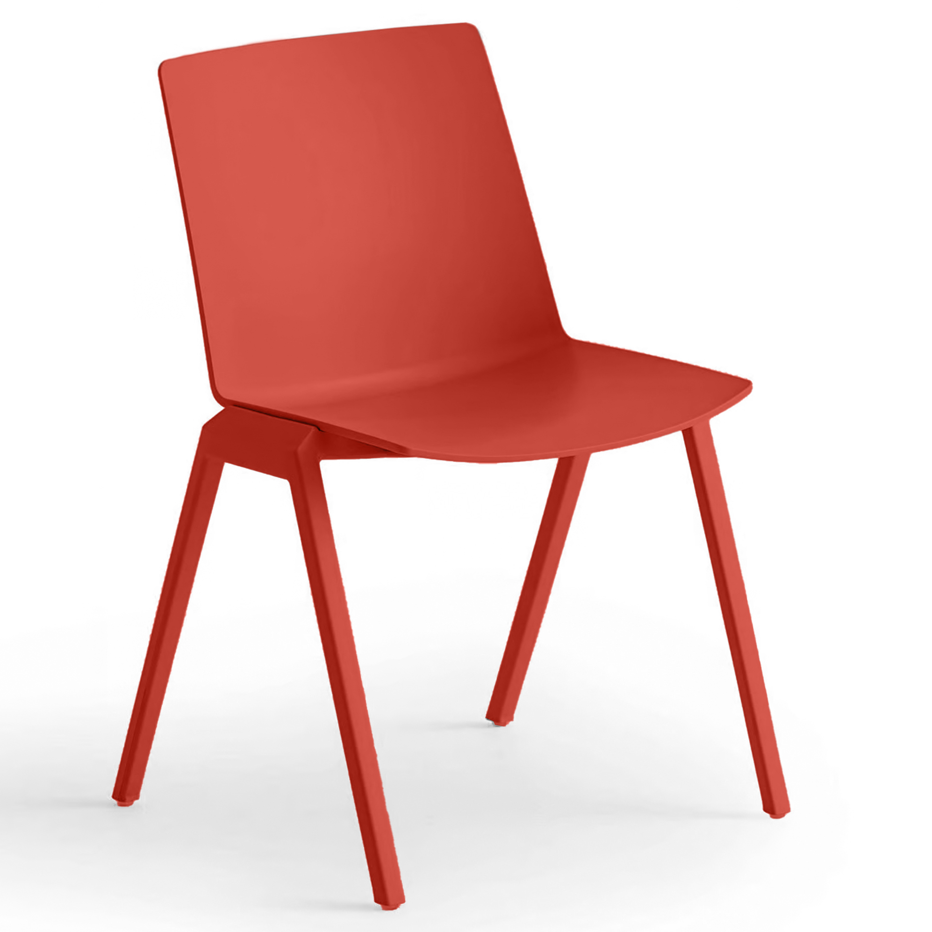 Image of Besucherstuhl Gaber Jubel IV Rot ohne Armlehnen, Neu – Perfekt für Büro und Empfang
