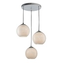 Murano Pendellampen Murano Bolle (Hellstrohgelb, Neu, Bianca, SP. C3)