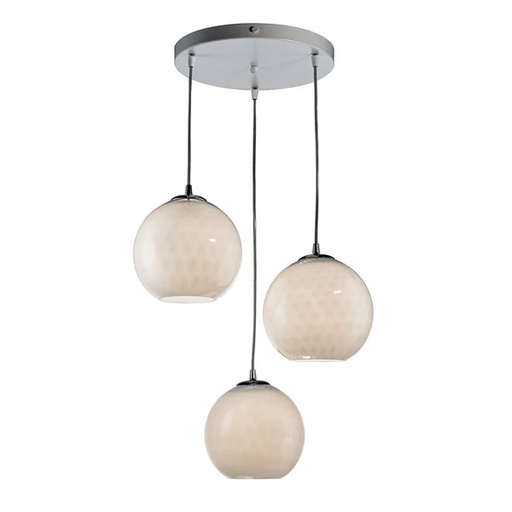 Murano Pendellampen Murano Bolle (Hellstrohgelb, Neu, Bianca, SP. C3)