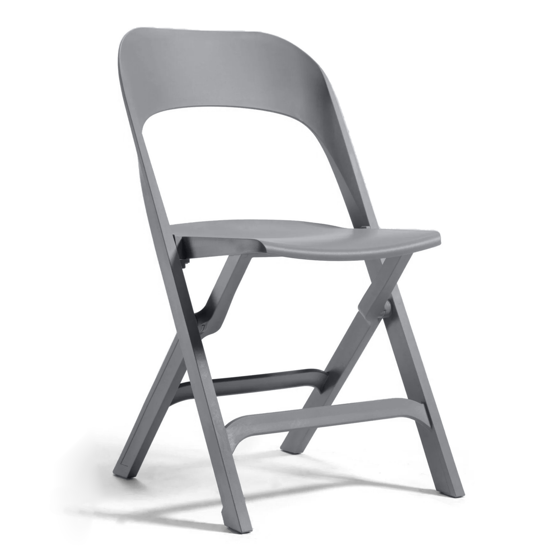Image of Outdoorstühle Gaber Flap Grau ohne Armlehnen, Neu - Perfekt für komfortables Sitzen