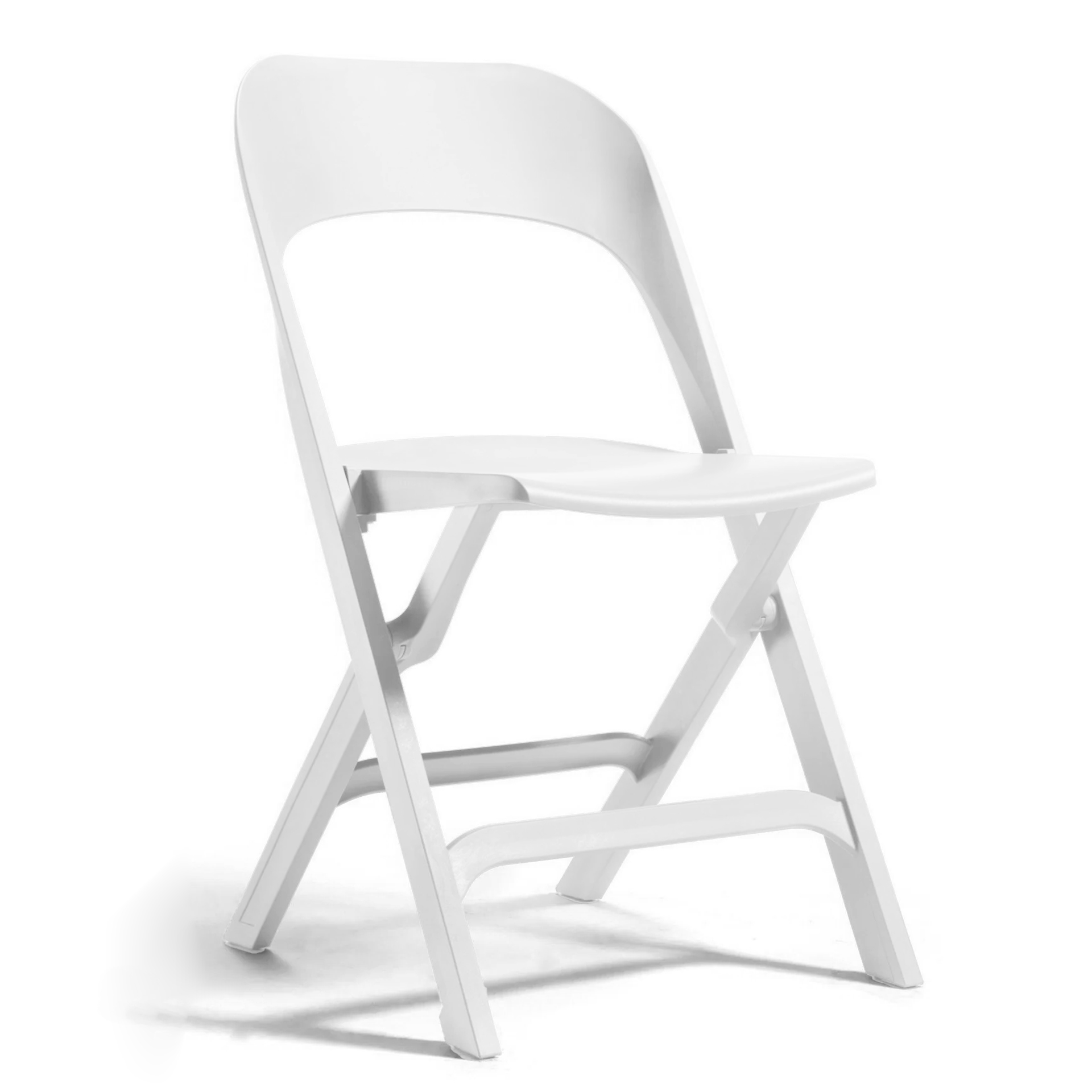 Outdoorstühle Gaber Flap Weiss ohne Armlehnen, Neu - Perfekt für komfortables Sitzen