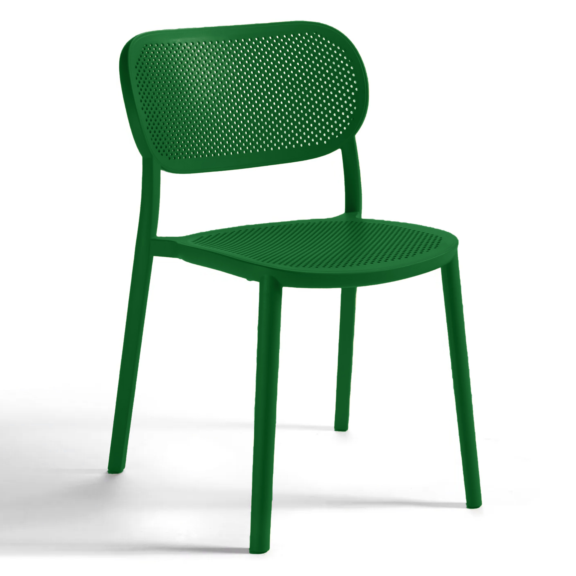 Bistro Stapelstühle Gaber Nuta Grün ohne Armlehnen, Neu - Perfekt für komfortables Sitzen