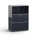 Highboard USM Haller (Normal gebraucht, Anthrazit, ohne Schlüssel)