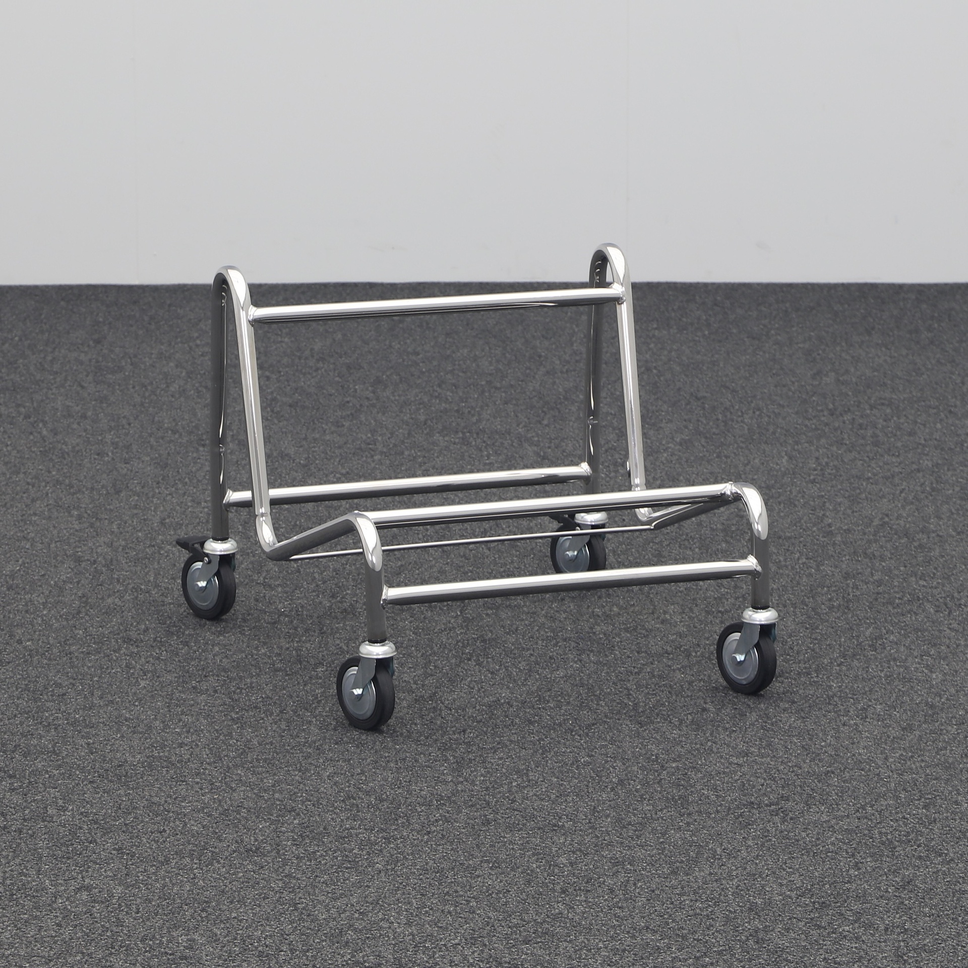Stuhl Trolley Universal Gaber Silbergrau, Neu