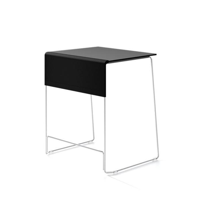 Konferenztisch IBEBI Galileo (Schwarz, Neu, 60x50, Verchromt, Verchromt)