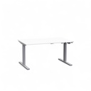 [10009681] Sitz-/Stehtisch Tradingzone Smartline (Weiss, Neu, 120x80)