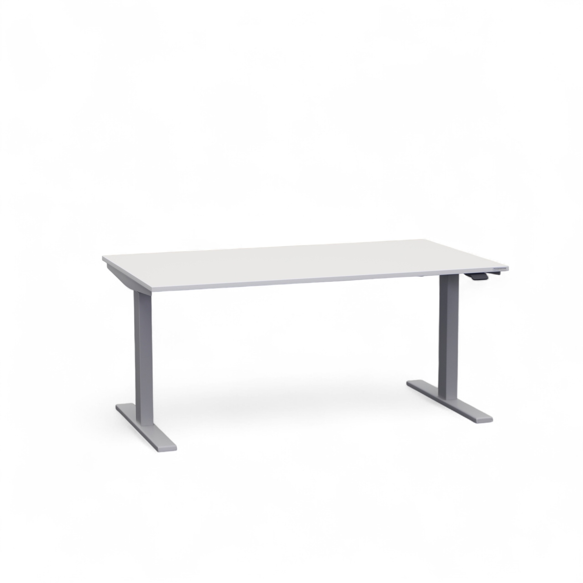 Ergonomique Table assise/debout Tradingzone Smartline 140x80 cm, Gris clair/Gris argenté, Nouveau, Pupitre - idéal pour le bureau ou la maison