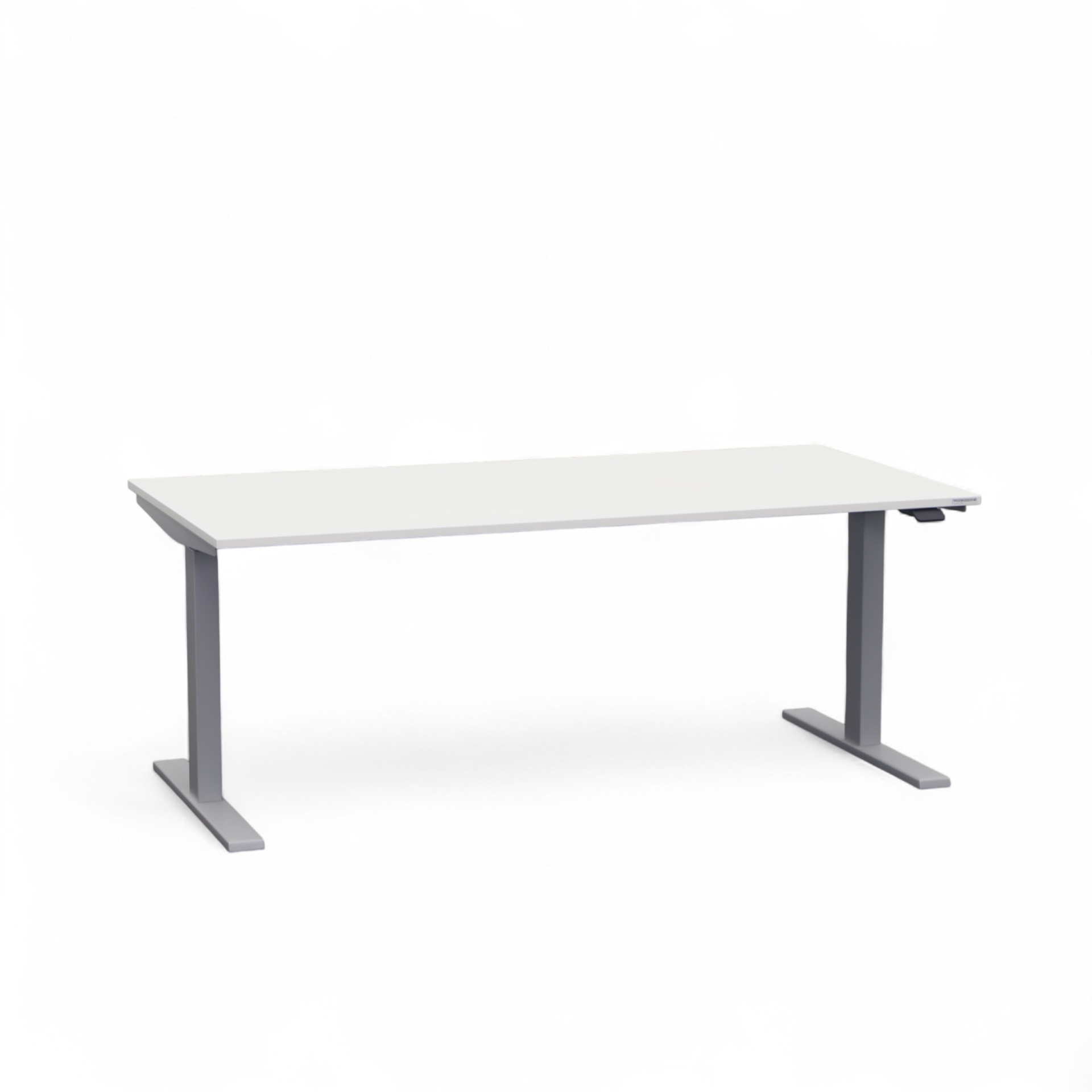Ergonomique Table assise/debout Tradingzone Smartline 160x80 cm, Gris clair/Gris argenté, Nouveau, Pupitre - idéal pour le bureau ou la maison