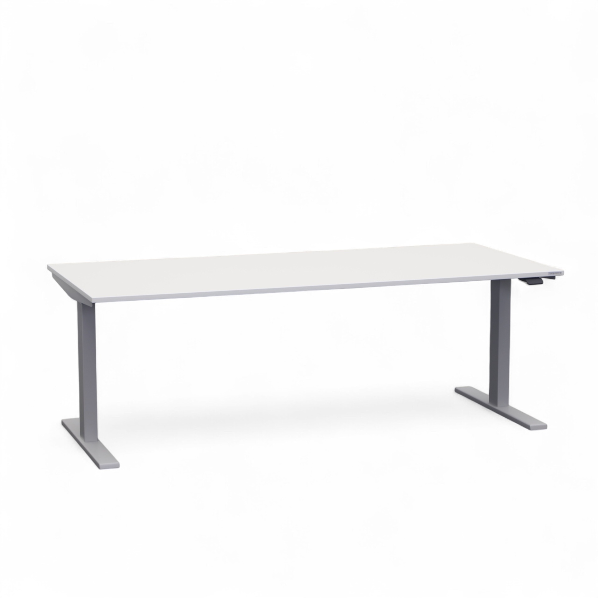 Ergonomique Table assise/debout Tradingzone Smartline 180x80 cm, Gris clair/Gris argenté, Nouveau, Pupitre - idéal pour le bureau ou la maison