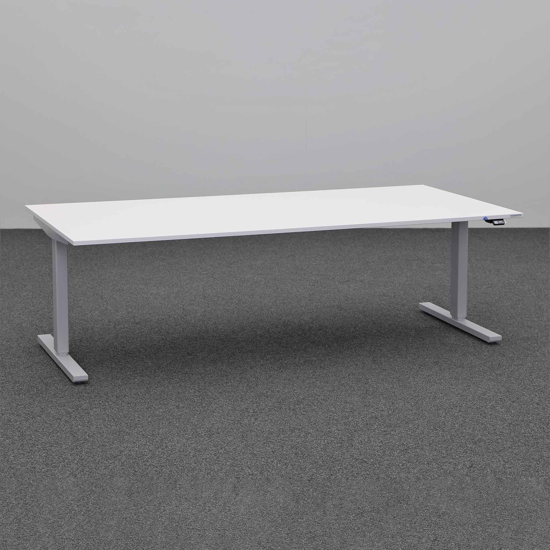 Table assise/debout Tradingzone Smartline (Gris clair, Nouveau, 200x100)