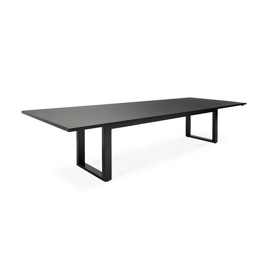 Höhenverstellbarer Konferenztisch Kim Cambio Intenso (Schwarz, Neu, 330x120, Schwarz, Schwarz)