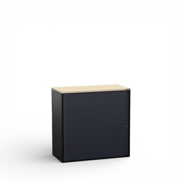 Rollladenschrank Tradingzone GO Swiss (Ahorn, Neu, mit Schlüssel, Schwarz, 80, 2 Ordnerhöhen)
