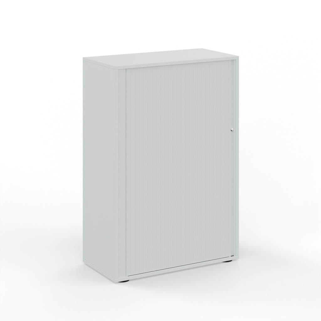 Roller shutter cabinet Tradingzone GO Swiss (White gray, New, with key, White gray, 80, 3 file heights)