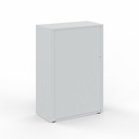 Roller shutter cabinet Tradingzone GO Swiss (White gray, New, with key, White gray, 80, 3 file heights)