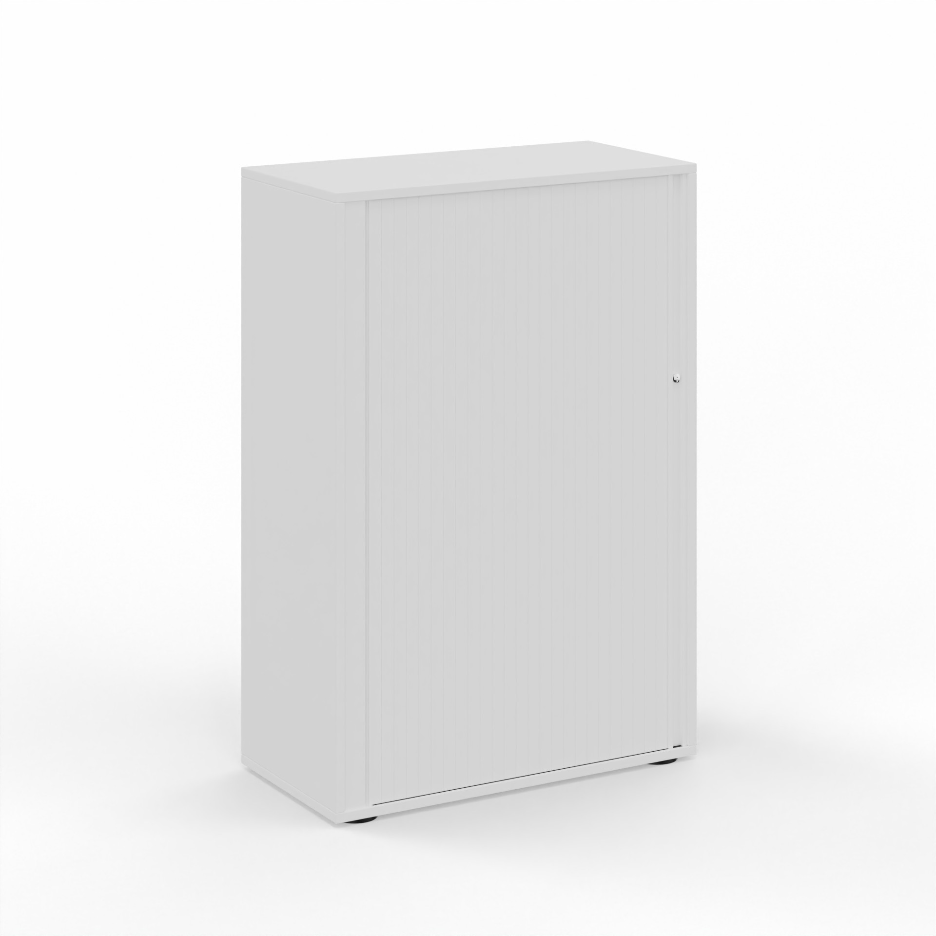 Armoire à rideaux Tradingzone GO Swiss 80.0 x 40.0 cm, 3 Dossier haut, Blanc/Blanc, Nouveau - Utilisation optimale de l