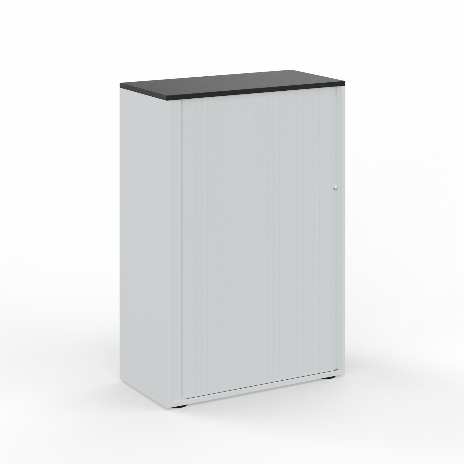 Roller shutter cabinets Tradingzone GO Swiss (Black, New, With key, White gray)