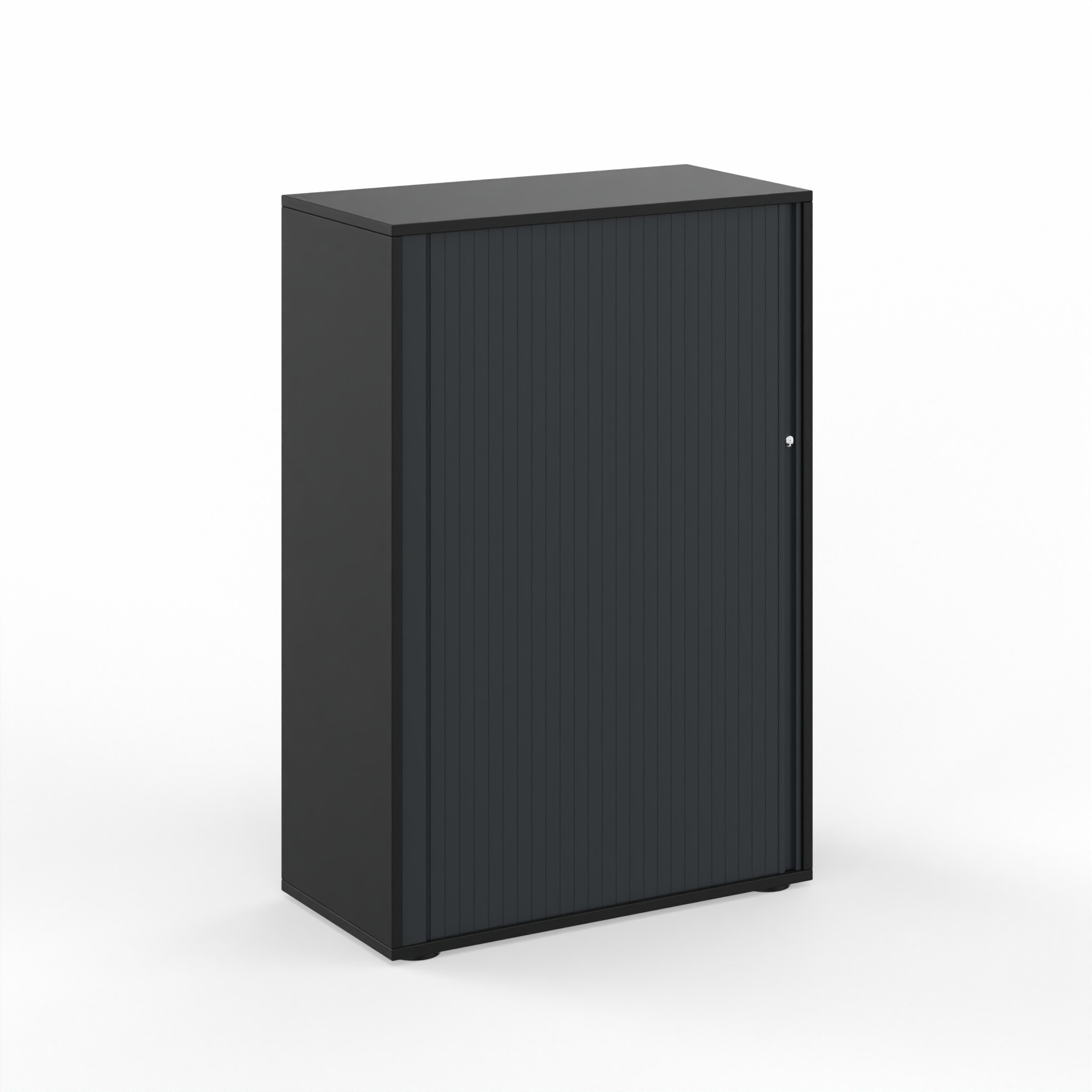 Armoire à rideaux Tradingzone GO Swiss 80.0 x 40.0 cm, 3 Dossier haut, Noir/Noir, Nouveau - Utilisation optimale de l