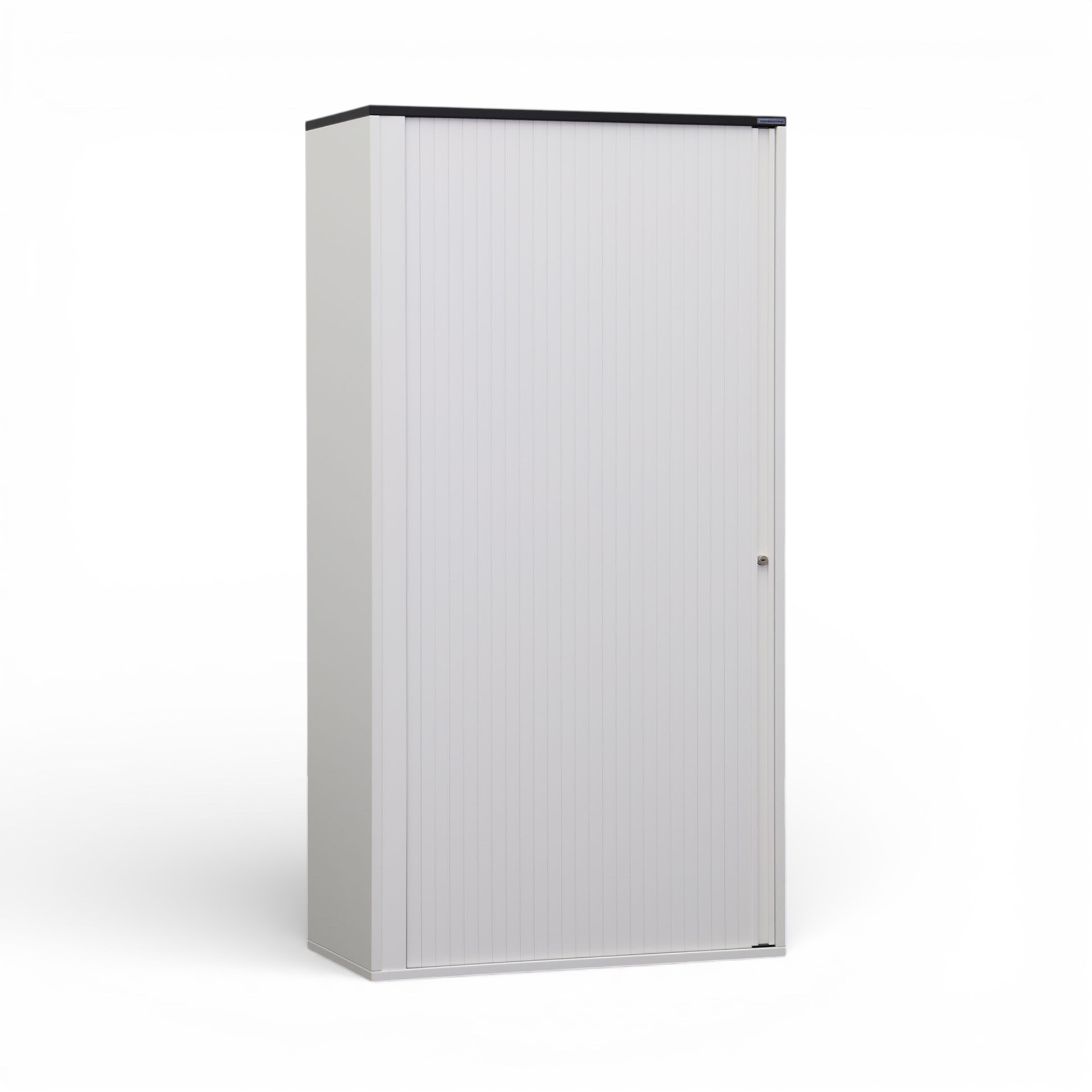 Image of Rollladenschrank Tradingzone GO Swiss 80.0 x 40.0 cm, 4 Ordner hoch, Weiss/Schwarz, Neu - Optimale Raumnutzung