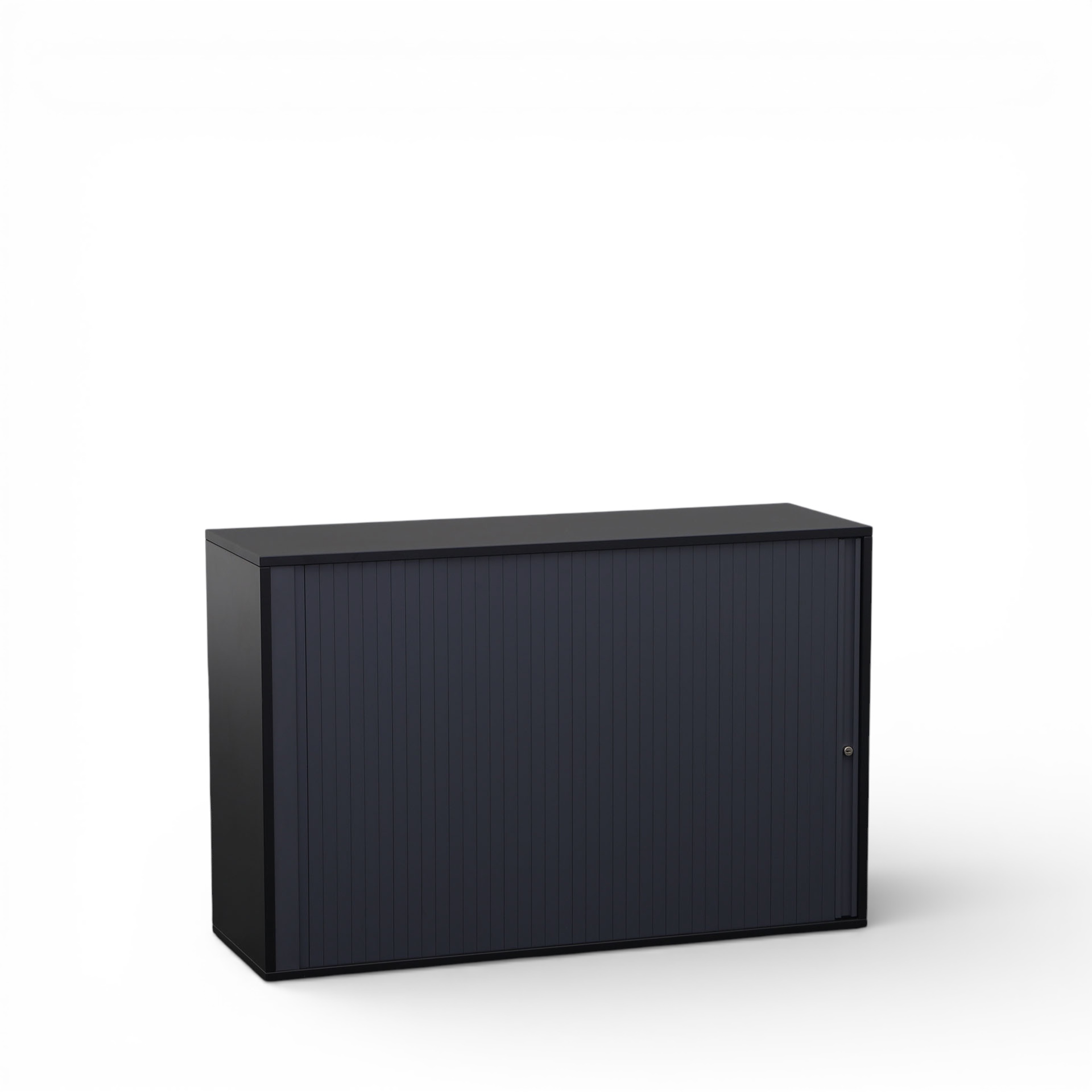 Armoire à rideaux Tradingzone GO Swiss 120.0 x 40.0 cm, 2 Dossier haut, Noir/Noir, Nouveau - Utilisation optimale de l