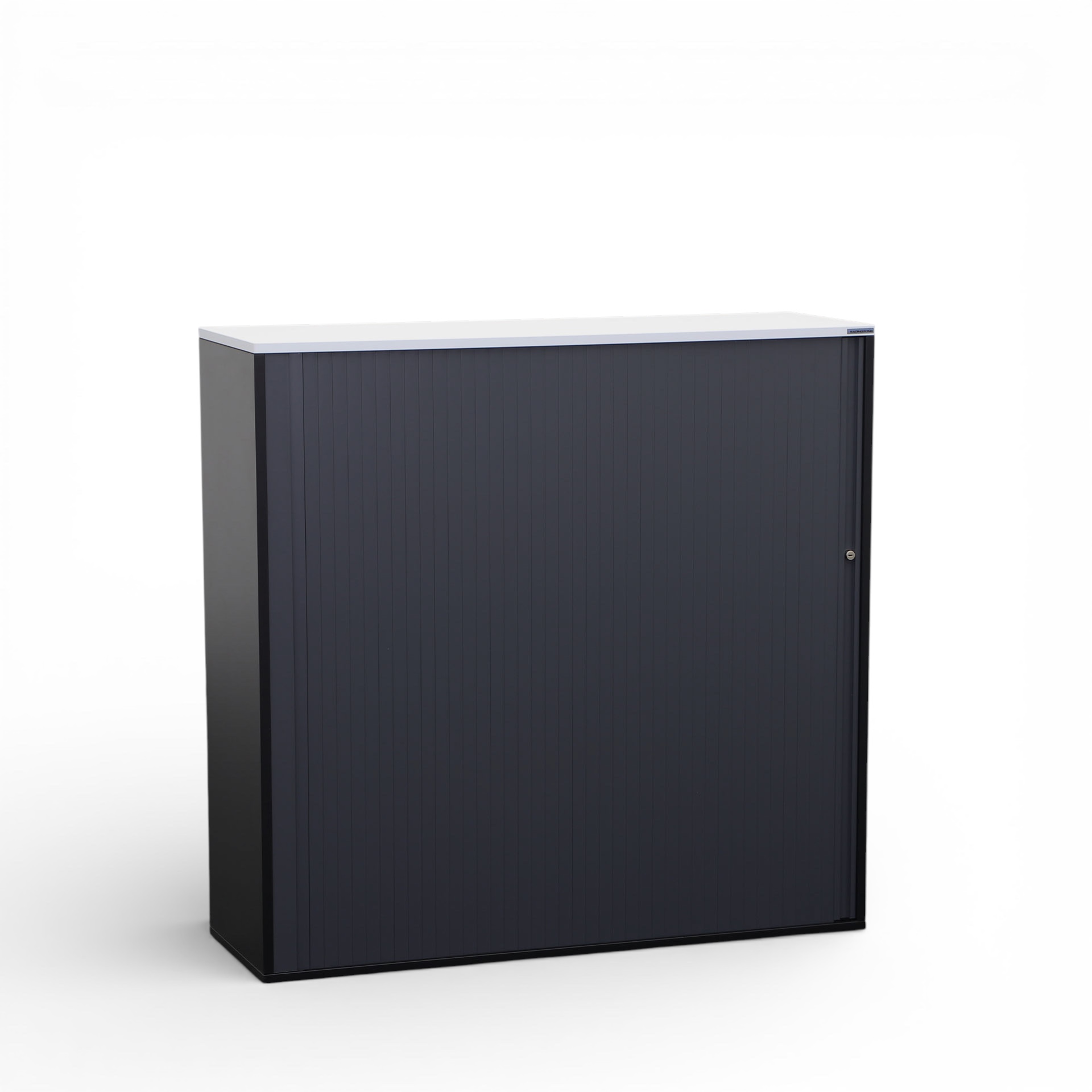 Image of Rollladenschrank Tradingzone GO Swiss 120.0 x 40.0 cm, 3 Ordner hoch, Schwarz/Weissgrau, Neu - Optimale Raumnutzung