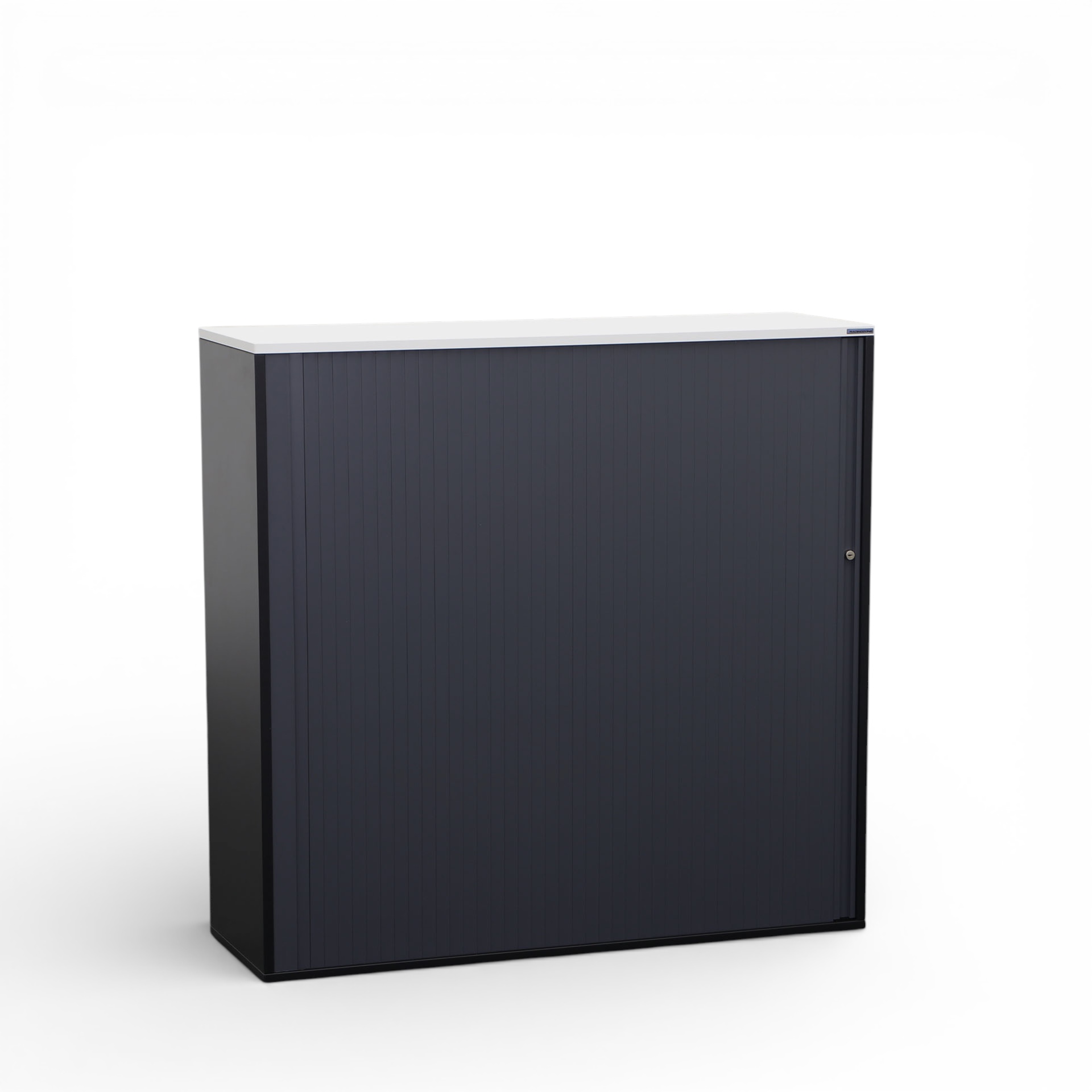 Image of Rollladenschrank Tradingzone GO Swiss 120.0 x 40.0 cm, 3 Ordner hoch, Schwarz/Weiss, Neu - Optimale Raumnutzung
