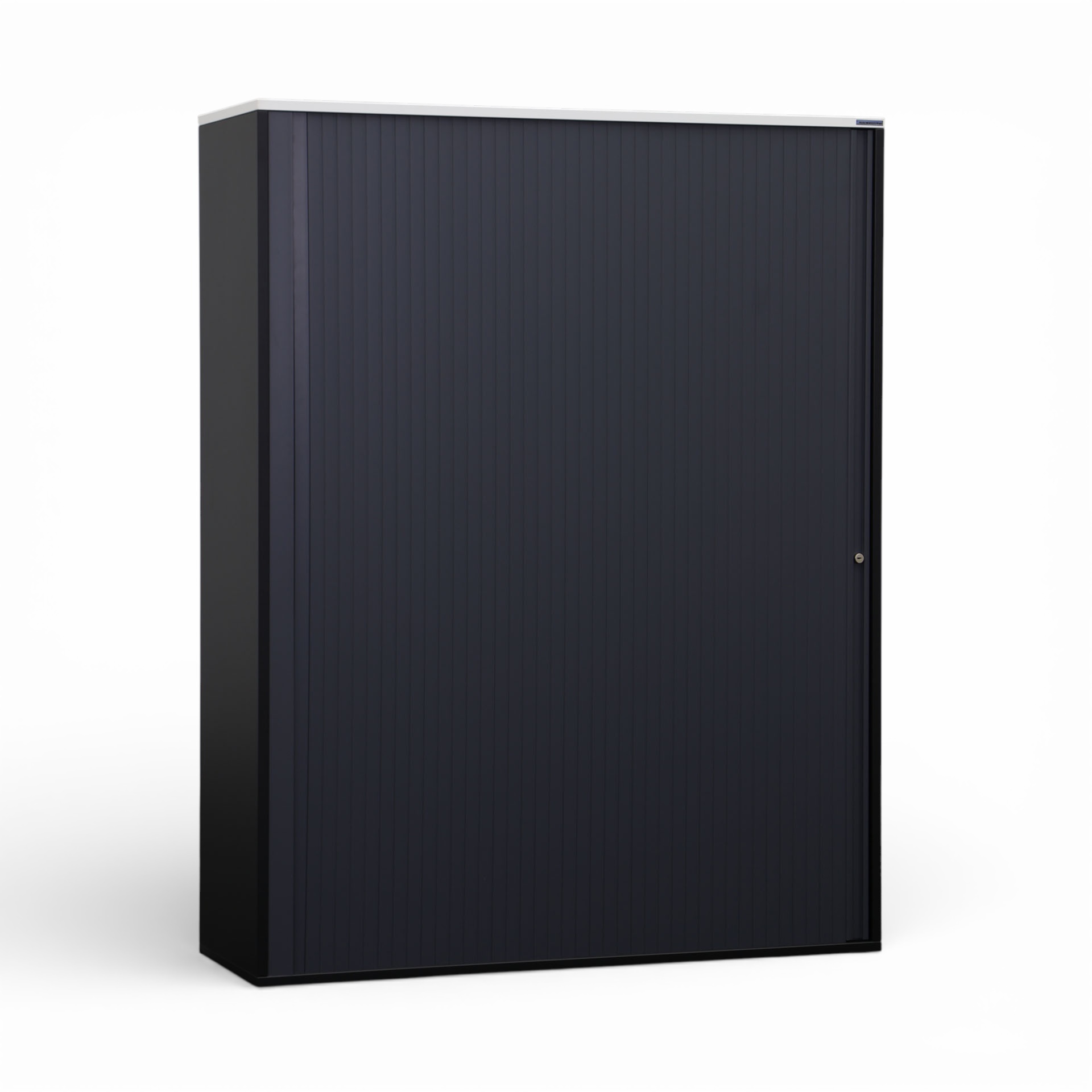 Image of Rollladenschrank Tradingzone GO Swiss 120.0 x 40.0 cm, 4 Ordner hoch, Schwarz/Weiss, Neu - Optimale Raumnutzung