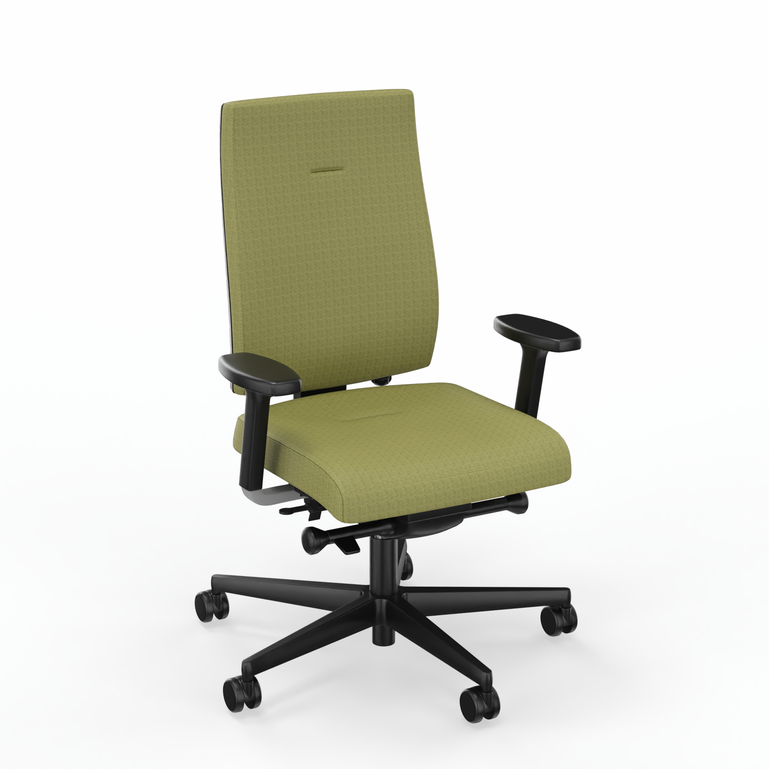 Bürostuhl SitagX-Line swissmade mit 2D Armlehnen, Grün, Neu, Ergonomischer Stuhl - ideal für flexibles Arbeiten