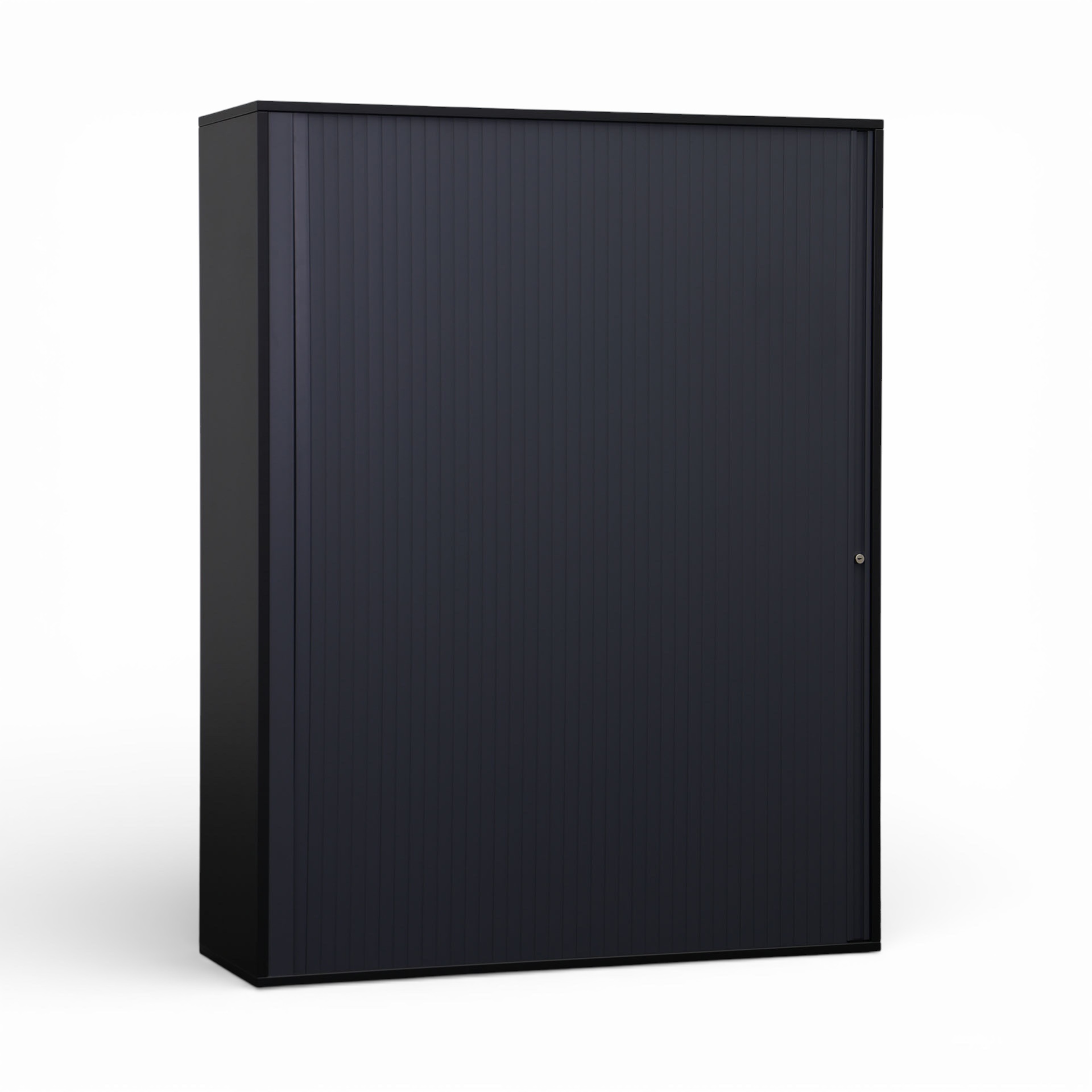 Rollladenschrank Tradingzone GO Swiss 120.0 x 40.0 cm, 4 Ordner hoch, Schwarz/Schwarz, Neu - Optimale Raumnutzung