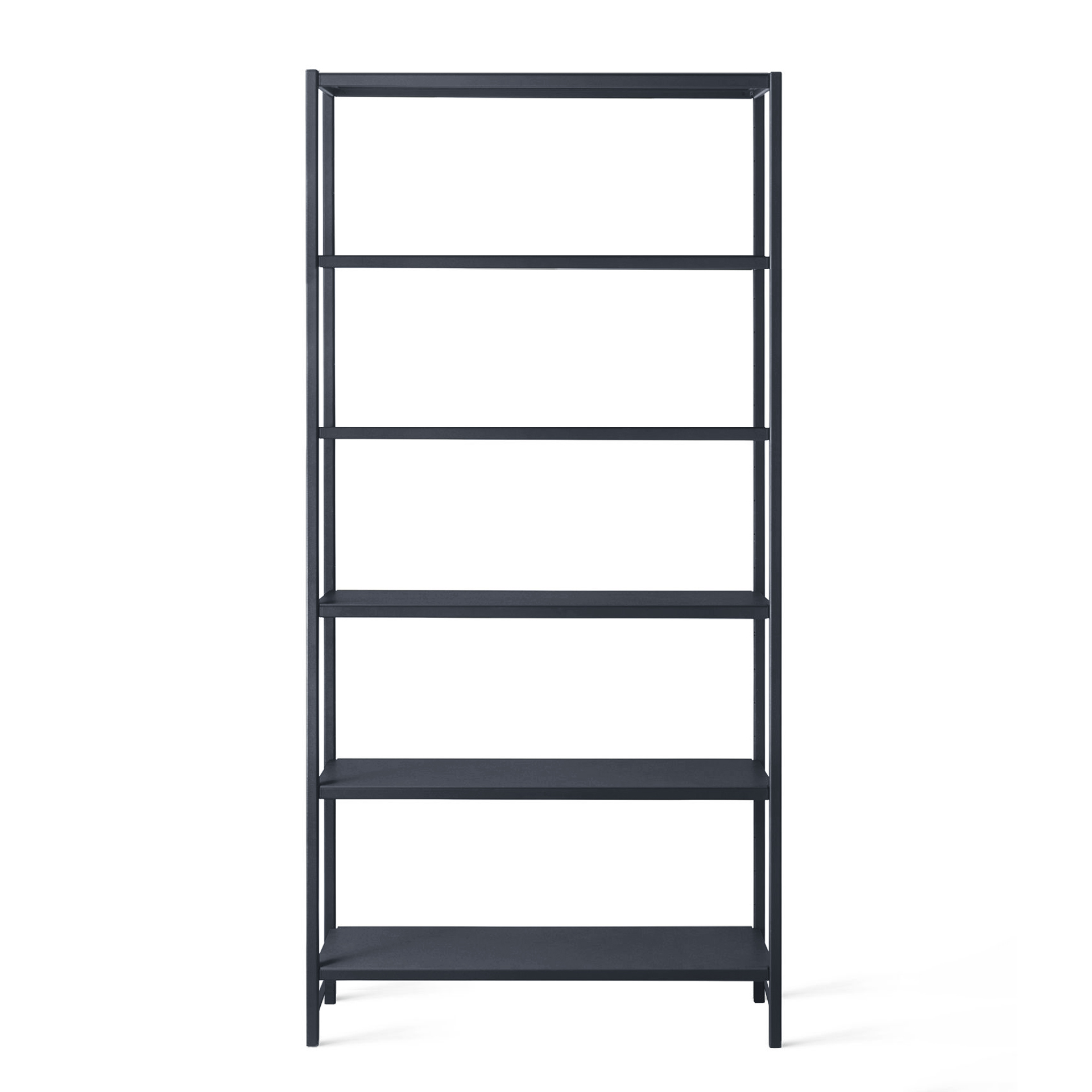 Étagères métalliques Tradingzone Steelline, Anthracite, 5 Dossier haut, 104.0 x 200.0 x 60.0 cm, Nouveau - Parfait pour le salon et les espaces de rangement