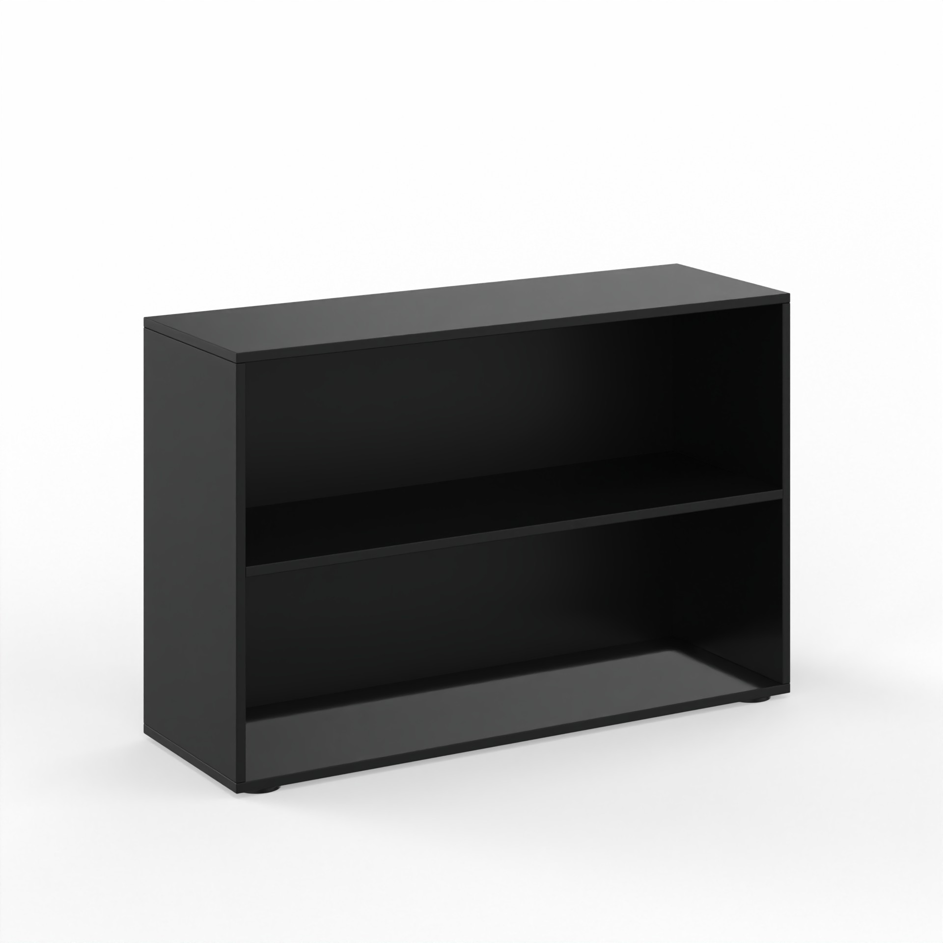 Étagère Tradingzone GO Swiss 120.0 x 40.0 cm, Noir/Noir, 2 Dossier haut, Nouveau - Optimal pour le bureau et l