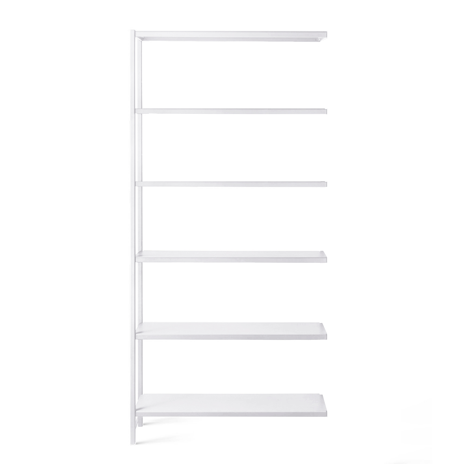 Image of Erweiterungsregale Tradingzone Steelline, Weiss, 5 Ordner hoch, 104.0 x 200.0 x 60.0 cm, Neu - Perfekt für Wohnzimmer und Stauraum