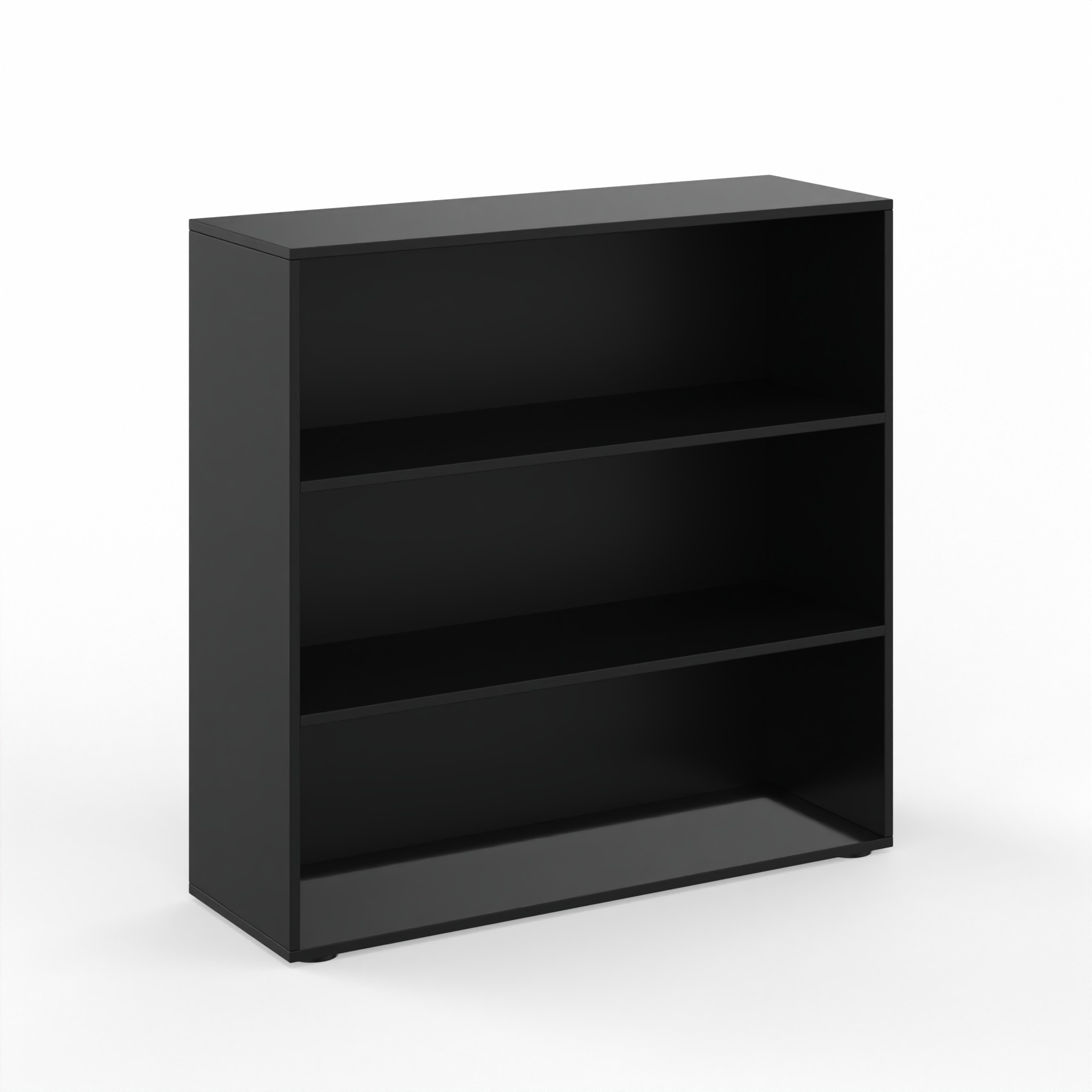 Étagère Tradingzone GO Swiss 120.0 x 40.0 cm, Noir/Noir, 3 Dossier haut, Nouveau - Optimal pour le bureau et l