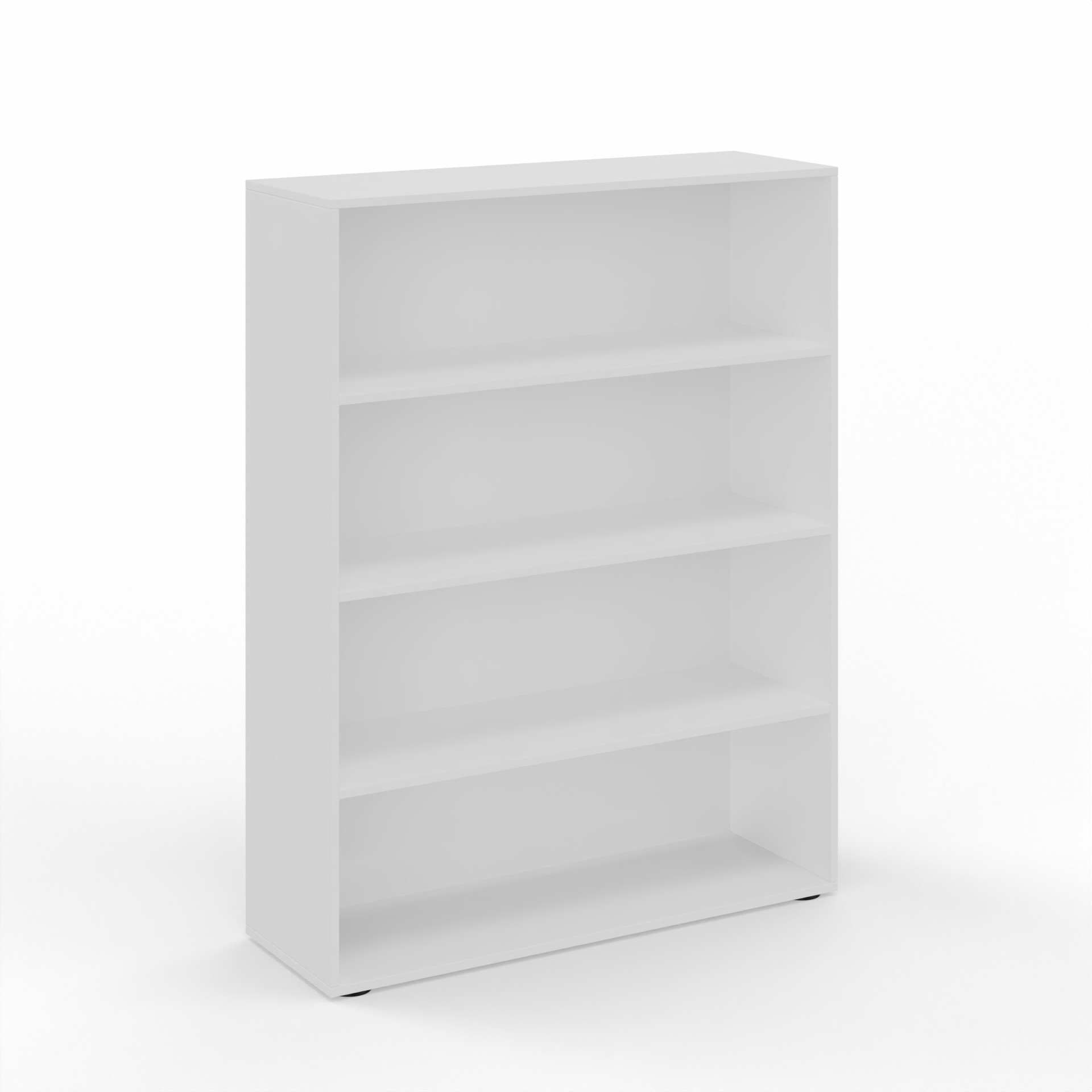 Regal Tradingzone GO Swiss 120.0 x 40.0 cm, Weiss/Weiss, 4 Ordner hoch, Neu - Optimal für Büro und Organisation