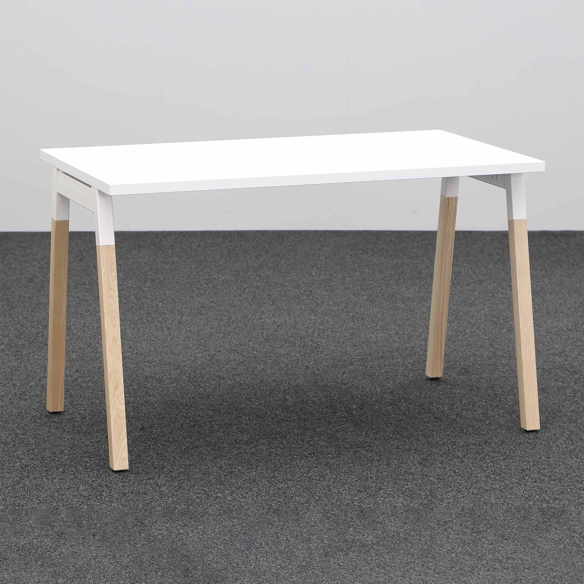 Image of Schreibtische Mdd Ogi 120x70 cm, Weiss/Braun, Neu, Bürotisch - für Büro oder Homeoffice
