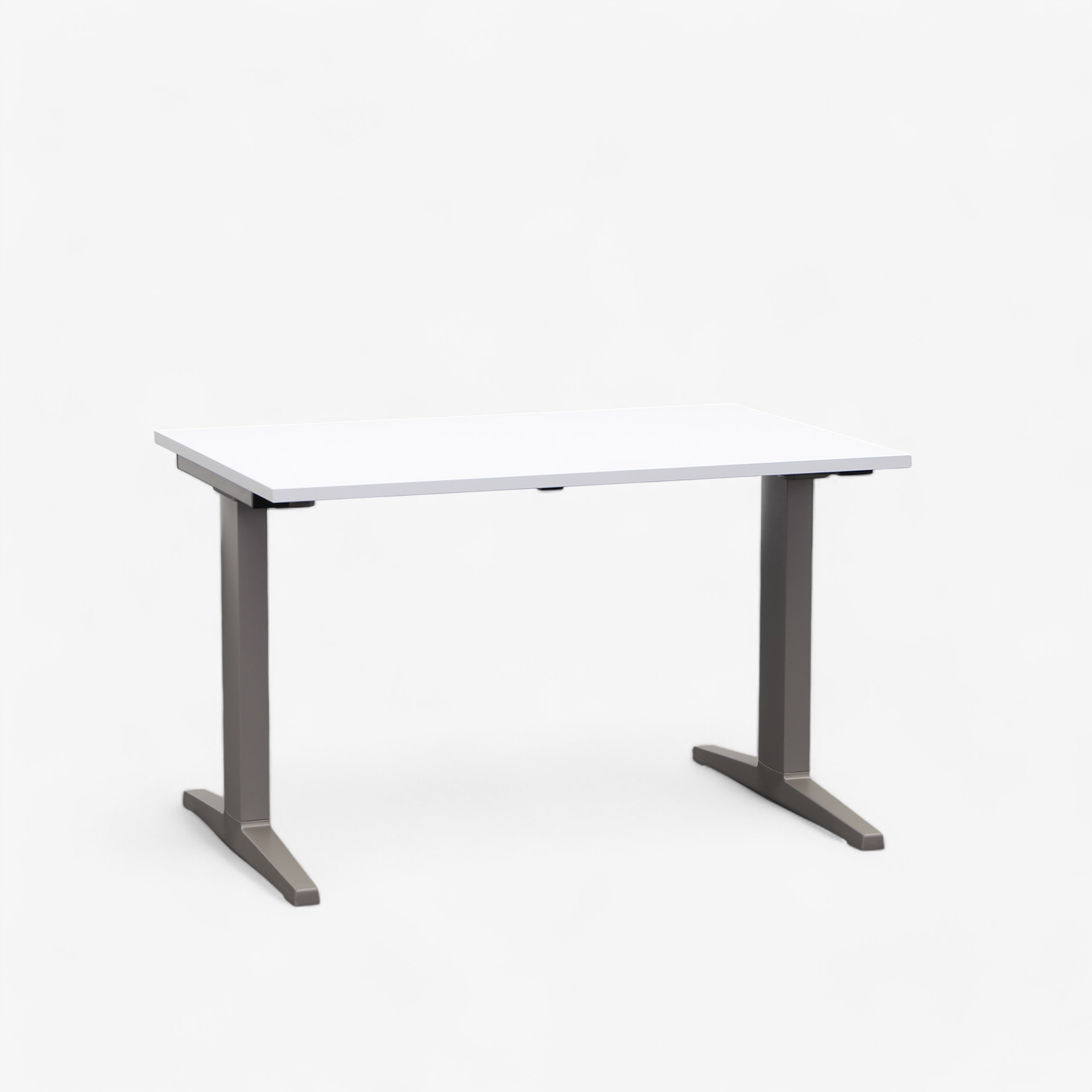 Konferenztisch Haworth (Lichtgrau, Normal Gebraucht, 120x80, Grau, Grau)