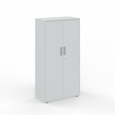 Flügeltürschrank Tradingzone GO Swiss (Weissgrau, Neu, mit Schlüssel, Weissgrau)