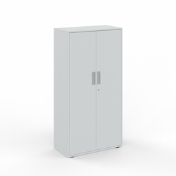 Flügeltürschrank Tradingzone GO Swiss (Weissgrau, Neu, mit Schlüssel, Weissgrau)