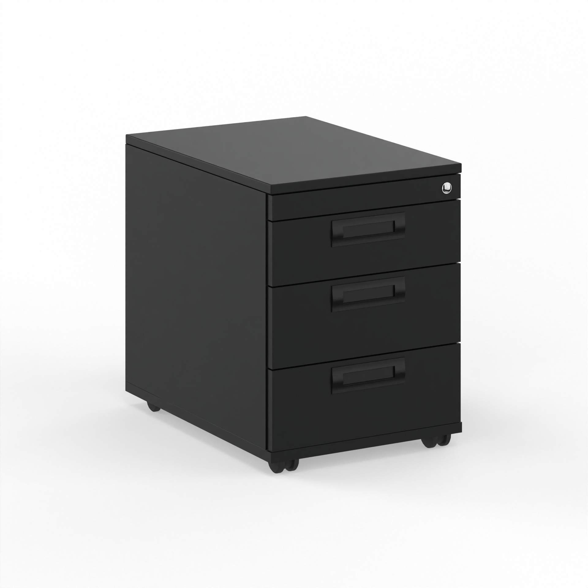 Rollcontainer Tradingzone GO Swiss Schwarz/Schwarz, Neu - Perfekt für Unterlagen und Akten
