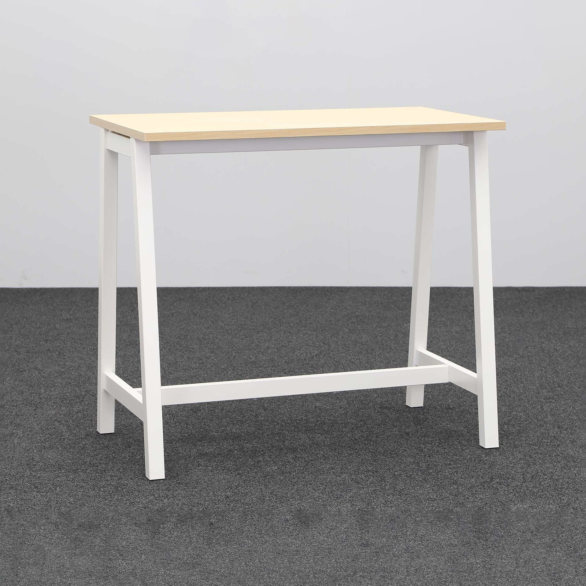 Hochtisch Mdd Ogi (Eiche, Neu, 121.5x70, Weiss, Weiss)