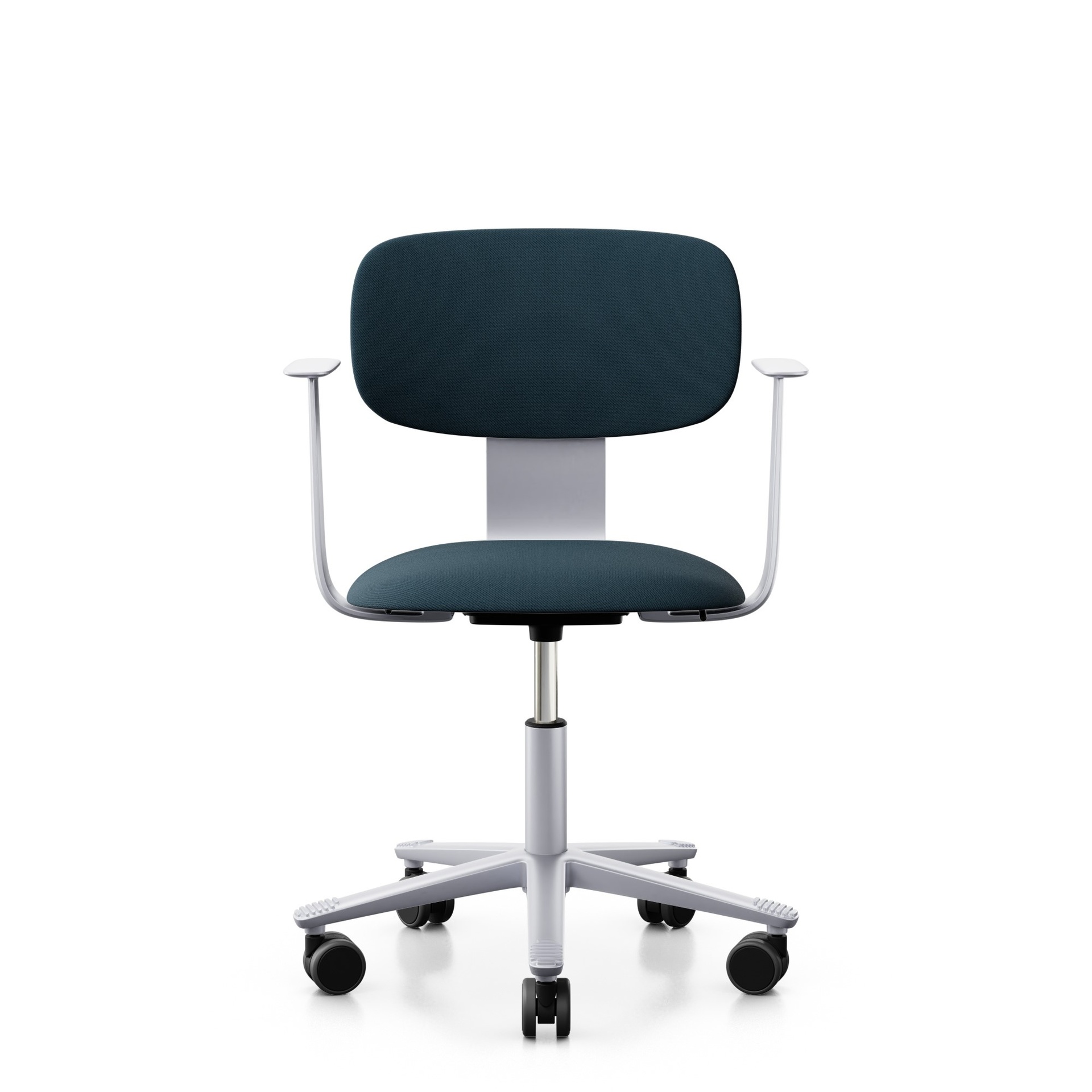 Bürodrehstuhl HAG Tion 2160 (Blau, Neu, mit Fixarmlehnen)