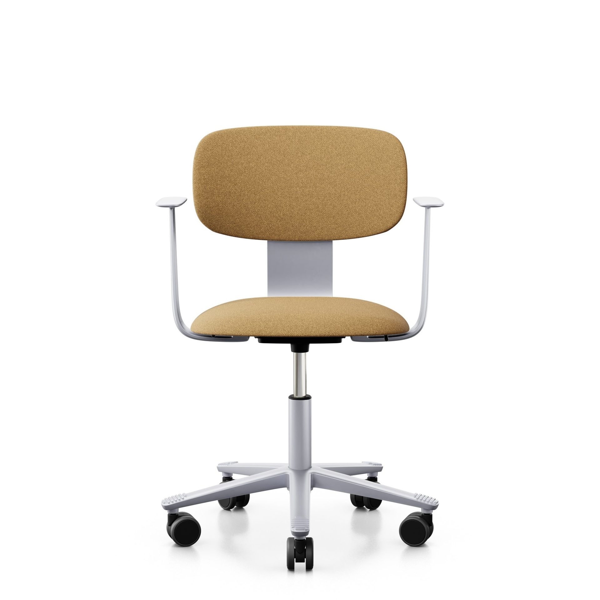 Bürodrehstuhl HAG Tion 2160 mit Fixarmlehnen, Gelb, Neu, Ergonomischer Stuhl - ideal für flexibles Arbeiten