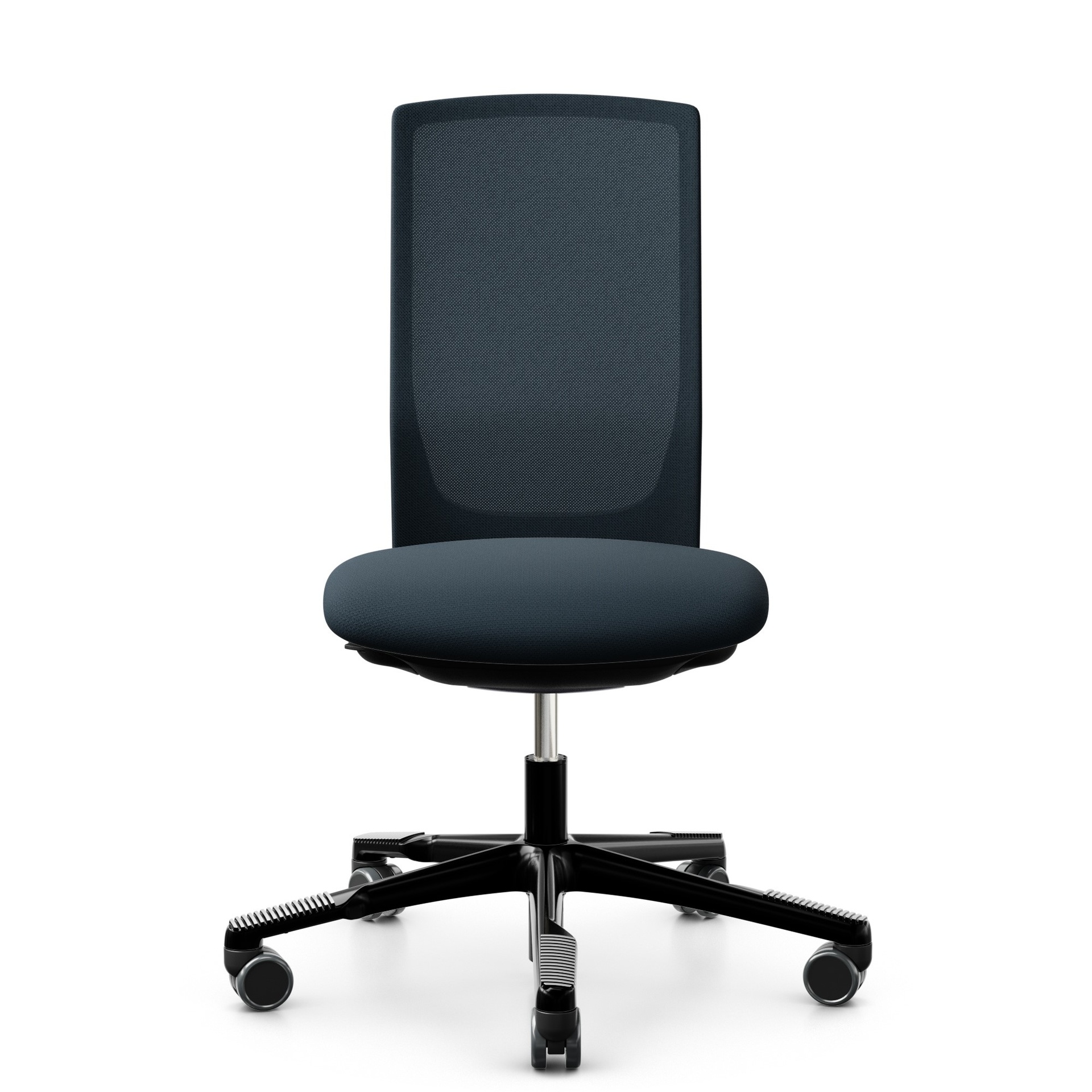 Siège de bureau HAG Futu Mesh 1100-S sans accoudoirs, Bleu foncé, Nouveau, Chaise ergonomique - idéale pour un travail flexible