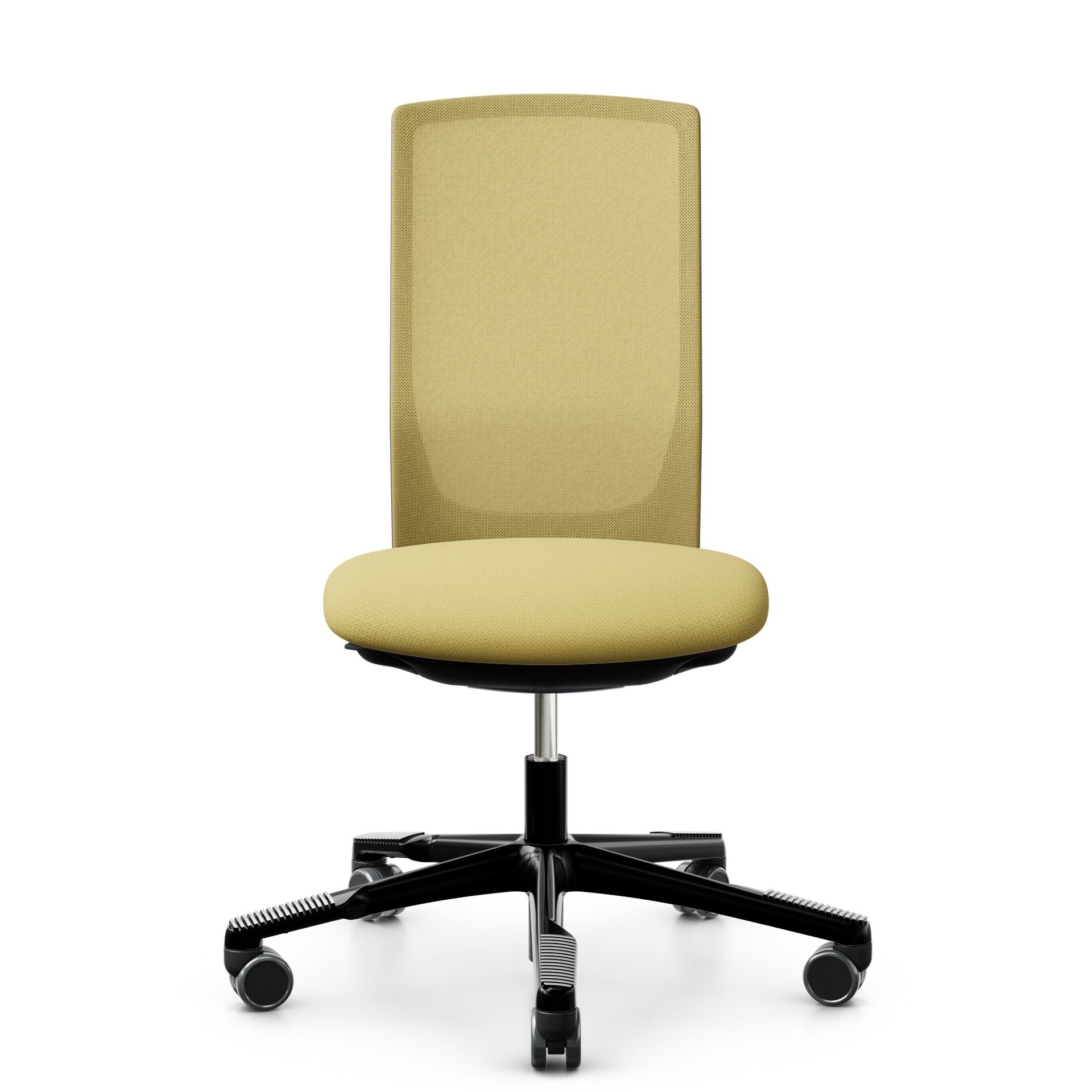 Image of Bürodrehstuhl HAG Futu Mesh 1100-S ohne Armlehnen, Gelb, Neu, Ergonomischer Stuhl - ideal für flexibles Arbeiten