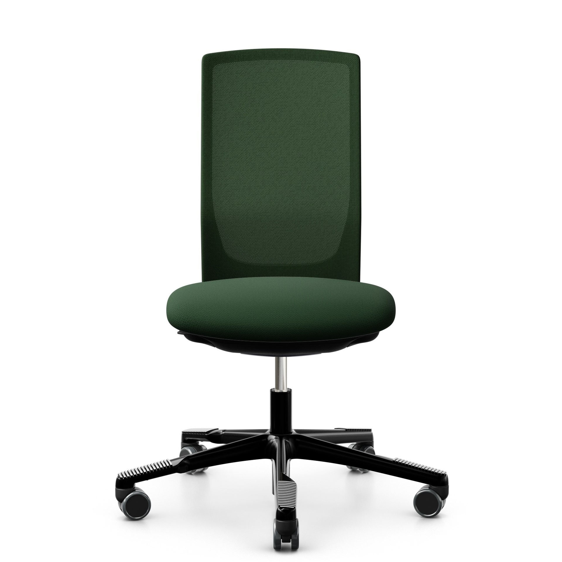 Siège de bureau HAG Futu Mesh 1100-S sans accoudoirs, Vert, Nouveau, Chaise ergonomique - idéale pour un travail flexible